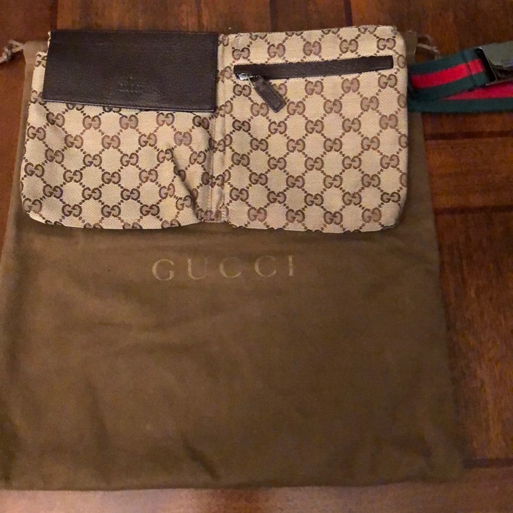 Gucci Canvas Waist Pouch